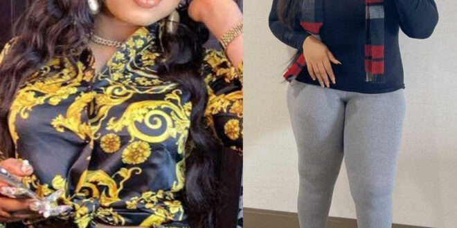 Actress Nkechi Blessing Sunday and cross-dresser Bobrisky reconcile weeks after they fought dirty on social media