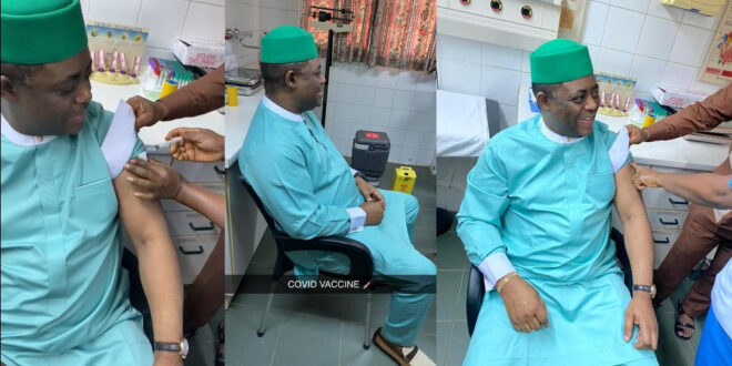 FFK takes COVID19 vaccine months after describing it as evil and