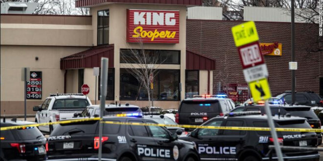 Gunman kills 10 people including police officer at a grocery store in Colorado