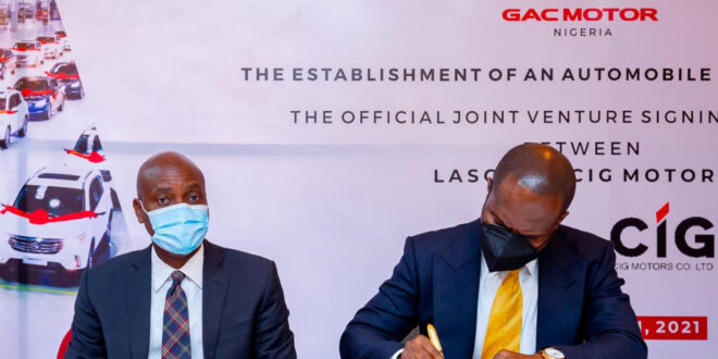 LASG Unveils Joint Venture with CIG Motors to Set Up A World Class Motor Vehicle Assembly Plant And Kick Start ?Lagos Ride? Taxi Scheme