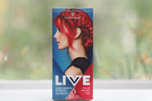 Schwartzkopf Live Pillar Box Red On Dark Hair | British Beauty Blogger