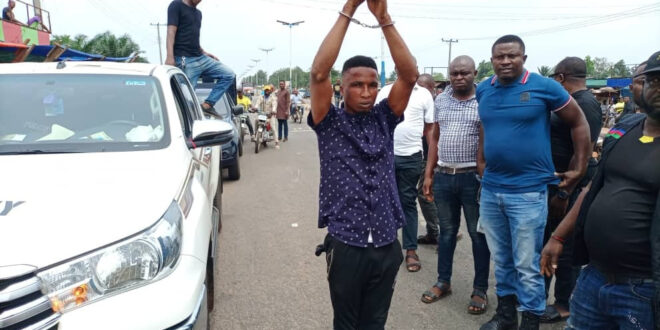 Suspected cultist paraded for alleged attempted murder in Delta community