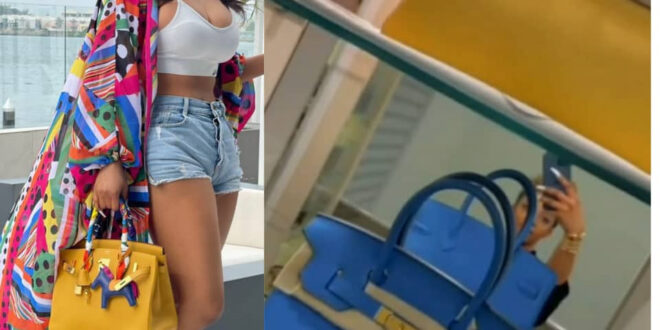 Toke Makinwa shows off her Hermes bags collection (video)