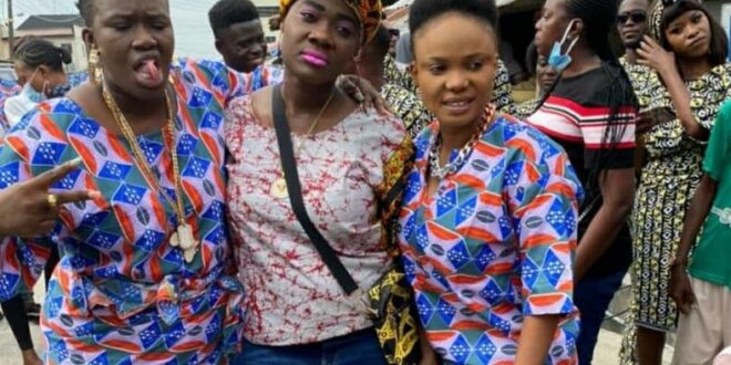 Toyin Abraham is back on set! Check out behind the scenes of 'The Ghost and the Tout' sequel