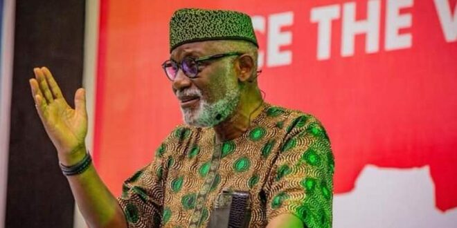 Traditional ruler hails Akeredolu over payment of N360m WAEC fees