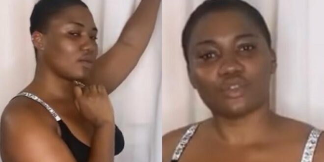 Abena Korkor goes wild again on social media with another nude post (VIDEO)