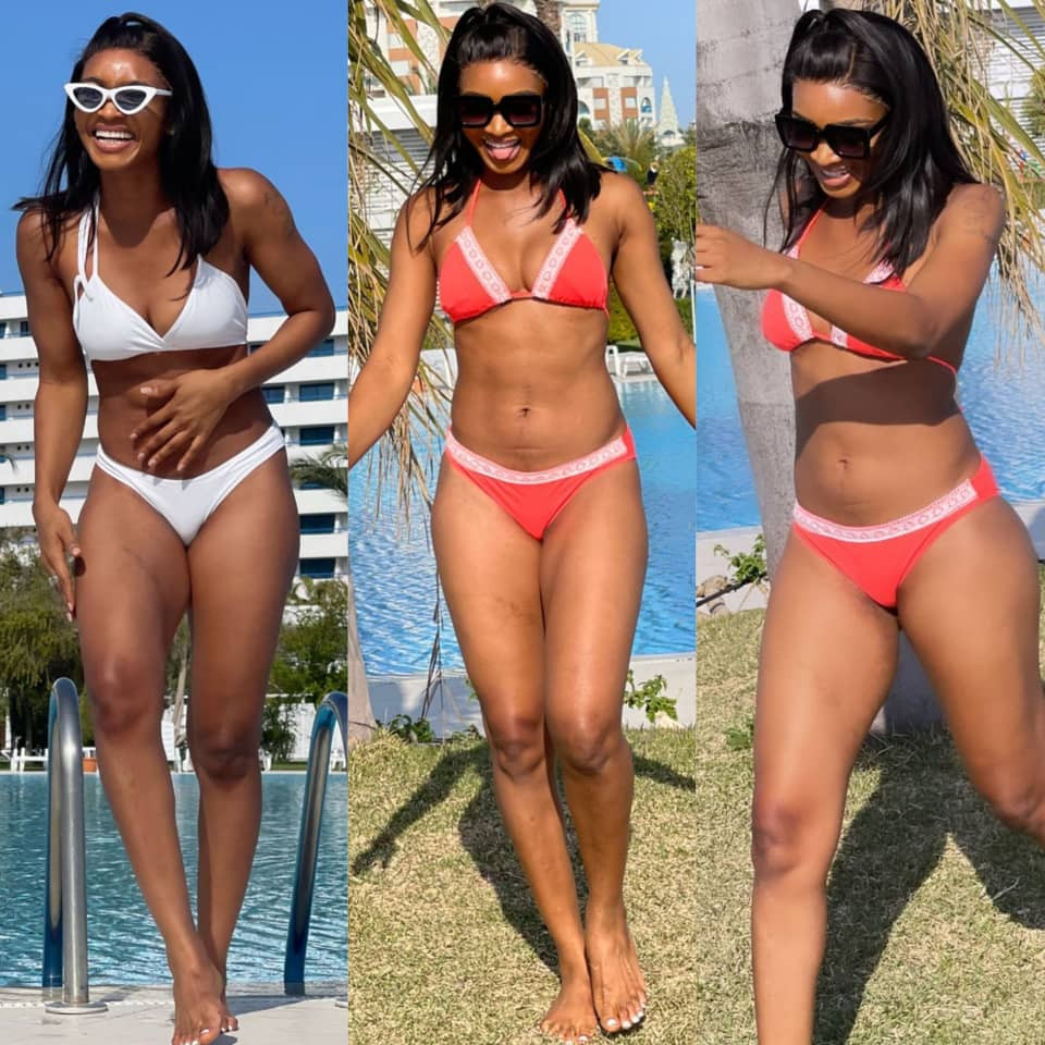 Comedienne, Wofaifada, flaunts her hot bod in sexy bikini photos