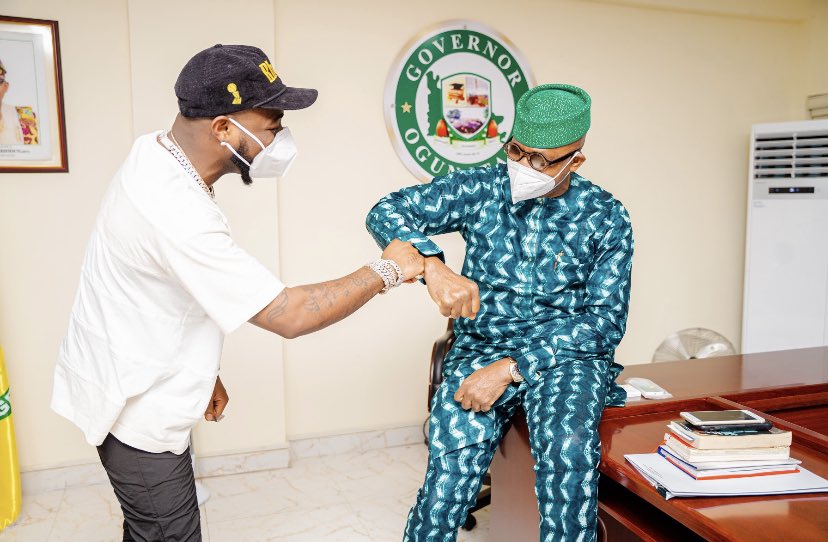 Davido Meets Governor Abiodun, Gifts Yinka Ayefele N1m [Video]