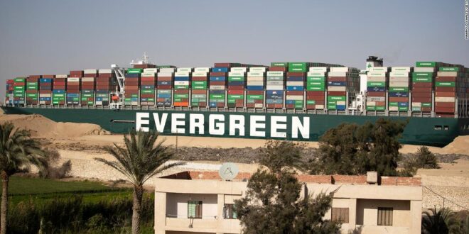 Egypt impounds Ever Given ship over $900 million Suez Canal compensation bill
