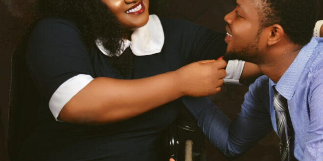 "I got me the finest, tallest, kindest man" - Physically challenged Nigerian pharmacist says as she sets to wed