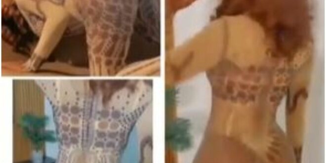 Nigerians React As BBNaija's Khloe Shows Off Her Newly Acquired Plastic Backside In See Through Outfit