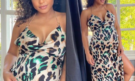 Pregnant Christina Milian showcases her baby bump in lovely new photos