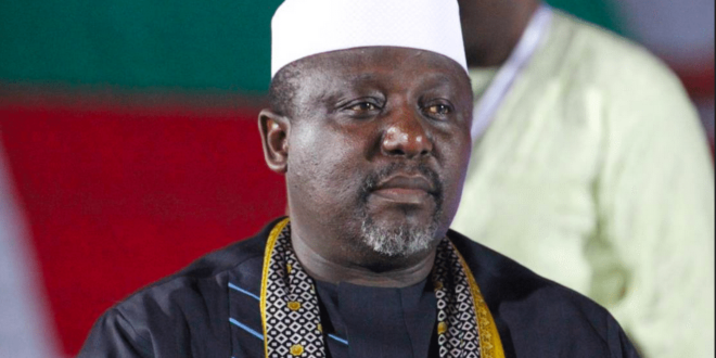 Rochas Okorocha spends second night in EFCC custody as he fails to secure an administrative bail