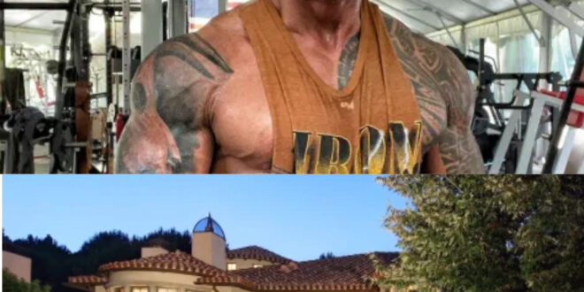 The Rock buys $27.8m mansion with full-size tennis court, a baseball pitch, guest house, movie theater & music studio (Photos)