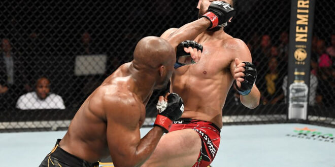UFC star, Kamaru Usman knocks out Jorge Masvidal in second round to retain UFC welterweight title (Photos/Video)