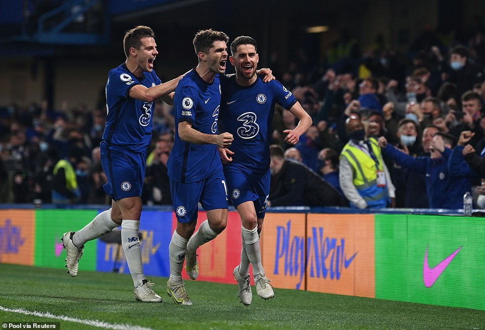 Chelsea 2-1 Leicester: Blues gain vital points in entertaining match as they move to third with just one match left