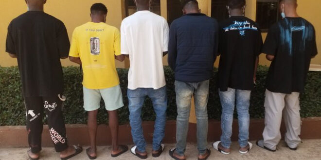 Five suspected internet fraudsters arrested at Ilorin Airport