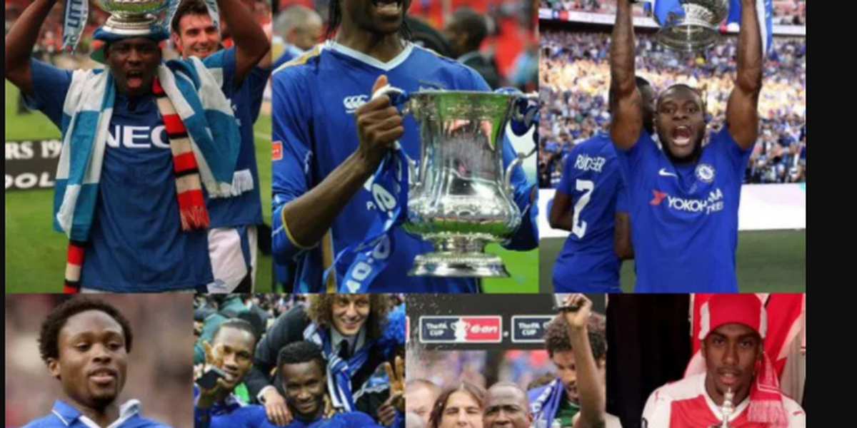 Following Wilfred Ndidi and Kelechi Iheanacho's appearance on Saturday, who are the other Nigerian players that have played in the FA Cup final