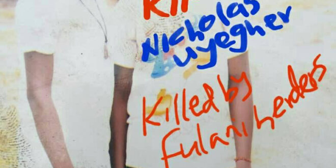 JSS 3 student and his mother allegedly killed by suspected Fulani herdsmen in Benue