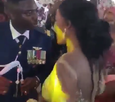 Throwback video of Late Flt Lt Olufade dancing with his wife at their wedding reception about 2 months ago