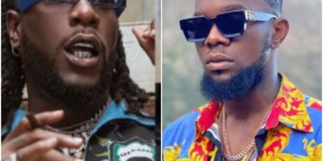 Watch The Moment Burna Boy Gave Patoranking A Huge Wad Of Money At His Birthday