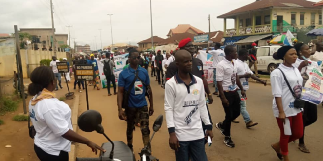 Yoruba Nation agitators storm the streets in Ondo (photos)