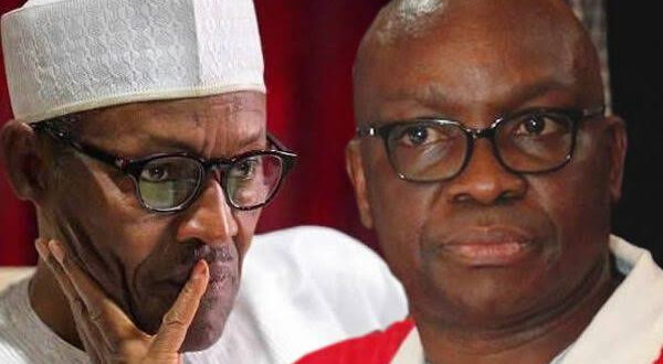 "Can he operate Android Phone not to talk of making genocidal tweets? - Ayo Fayose questions after Buhari's tweet about civil war is deleted by Twitter