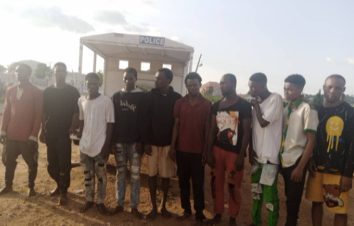 Fourteen arrested for allegedly kidnapping Crown Polytechnic student in Ekiti (photos)