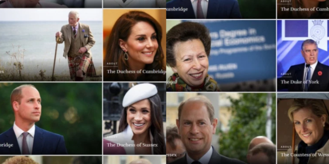 Harry and Meghan ?demoted? below Prince Andrew, and other royals on royal family website