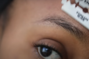 How to use blade perfectly to shape the brows