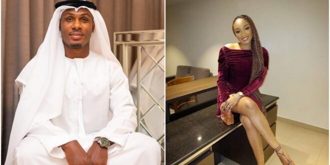 Odion Ighalo's estranged wife Sonia congratulates him on the arrival of his child from another woman