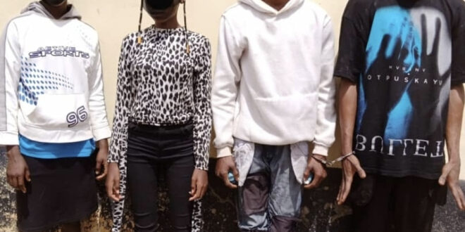 Teenager, her boyfriend and two others arrested for conspiracy and self-kidnapping (photo)