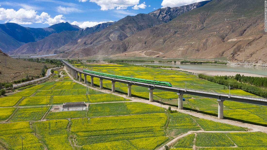 Tibet's first bullet train line enters service