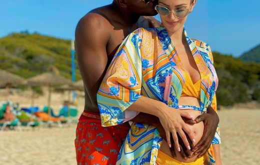 Former Super Eagles striker, Victor Obinna Nsofor, and partner expecting a baby (photos)
