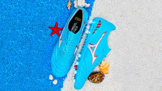 Mizuno Korea release Blue Lagoon concept football boots