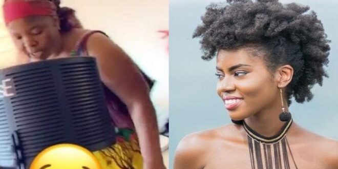MzVee hilariously sacks her mum from her home studio after failing to drop bars (WATCH)