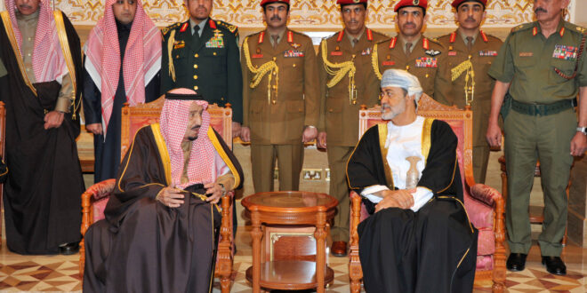 Oman’s Sultan visits Saudi Arabia on first overseas trip