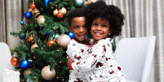Paul Okoye celebrates twins as they turn 4