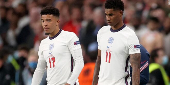 Racist abuse directed at England players after Euro 2020 final defeat is described as 'unforgivable' by manager Gareth Southgate