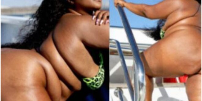 Singer Lizzo Flaunts Eye-popping Melanin Body In Skimpy Bikini