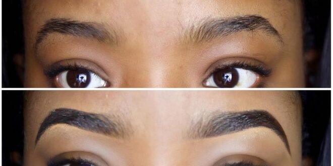 The easiest way to draw brows on with pencil