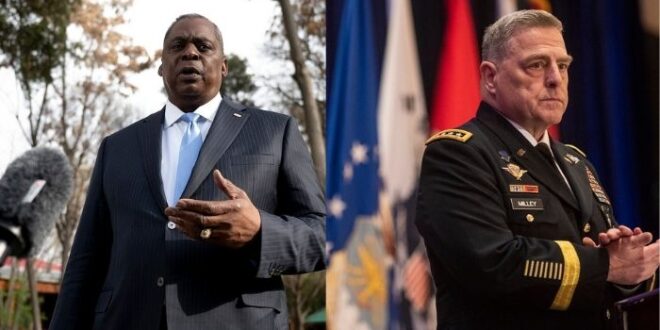 90 Retired Generals And Admirals Call For Resignations Of Defense Sec. Austin And Gen. Milley Over Afghanistan Disaster