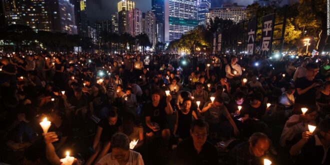 Hong Kong police investigate Tiananmen vigil organizers