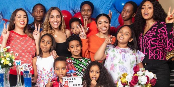 Regina Daniels' husband Ned Nwoko throws party for son from Moroccan wife