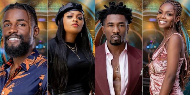 BBNaija: Tega, Michael, Peace, Boma evicted in first-ever kingsize eviction