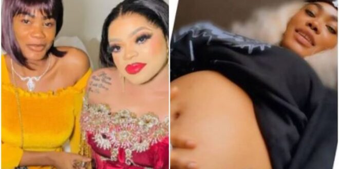 Bobrisky’s Former PA, Oye Kyme Flaunts Baby Bump Months After Leaving His House Over Domestic Violence