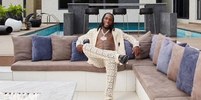 Burna Boy gives a tour guide of his palatial home in Lagos