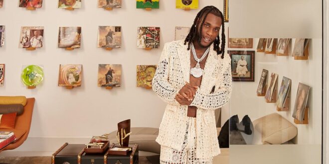 Burna Boy in good company with Architectural Digest's open door series
