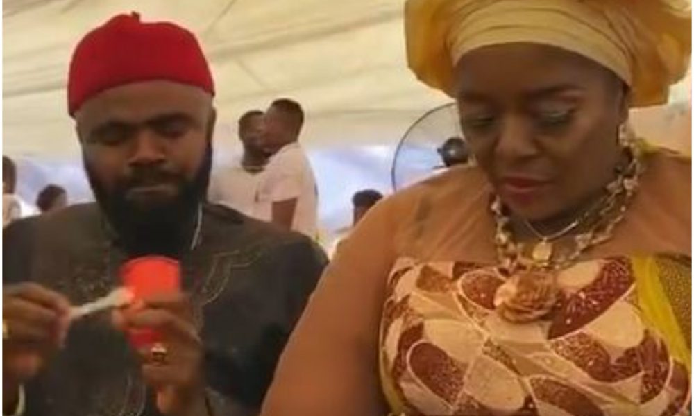 Nigerians React As Veteran Actress, Rita Edochie ‘Slaps’ Colleague, Chief Imo In Public |Video