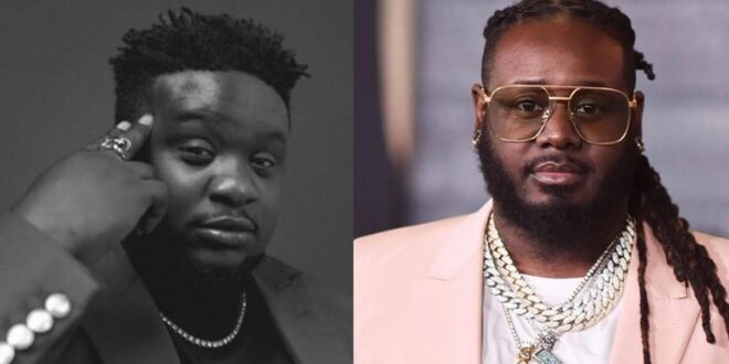 T-Pain teases his verse on Wande Coal's new song via Twitch
